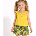 Conjunto Para Niña Short+blusa Mod.3281 Marca Mayoral® Banana Floreado 7 Años
