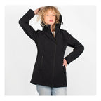Chamarra Para Mujer Mod.dw89-pol7888 Marca Greenlander® Negro 2xg Lisa