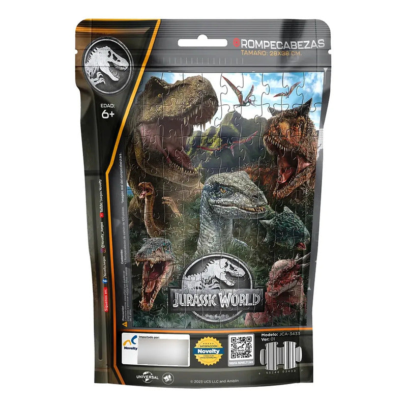 Rompecabezas Jurassic World Dominion 100 Pz Foil Novelty®