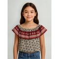 Blusa Corta Con Holán Para Niña Mod.6024 Marca Mayoral®