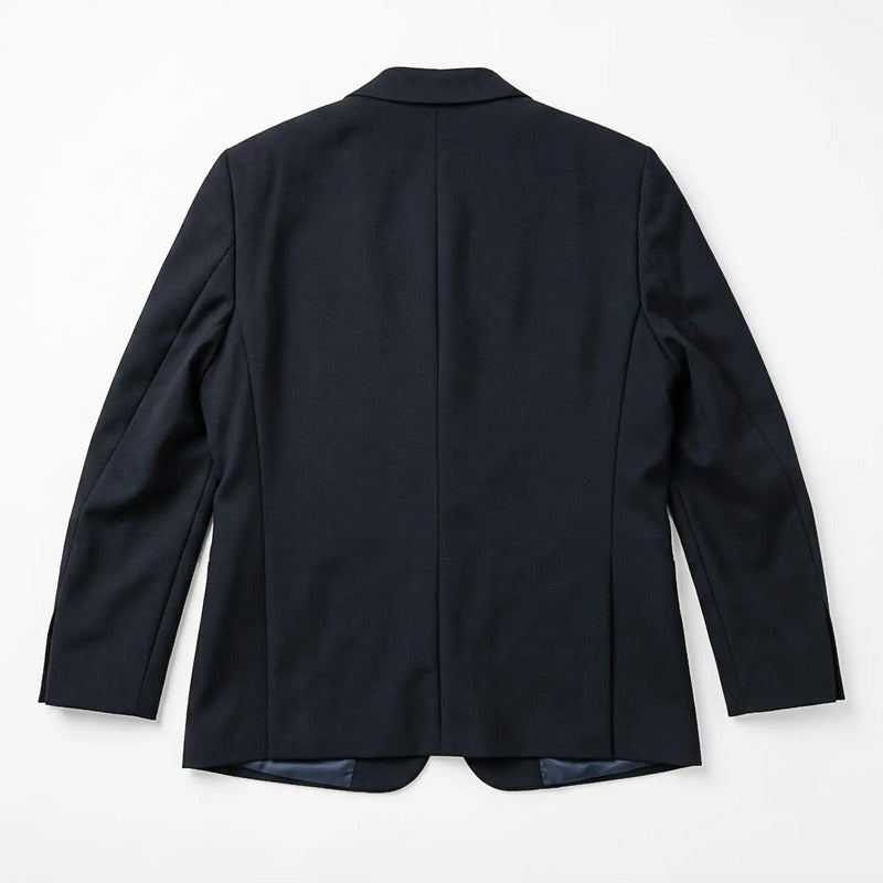 Traje Para Hombre Tejido Elastico Mod.59734 Marca Puro Ego® Azul Oscuro Lisa 52