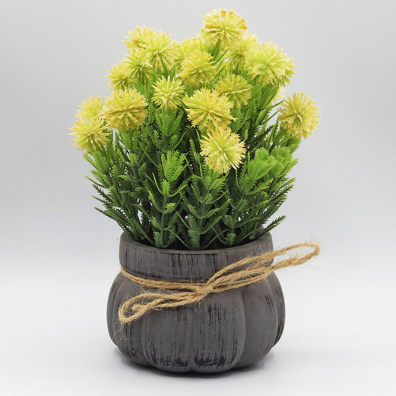 Decoración De Flores Artificiales En Maceta Para Interiores