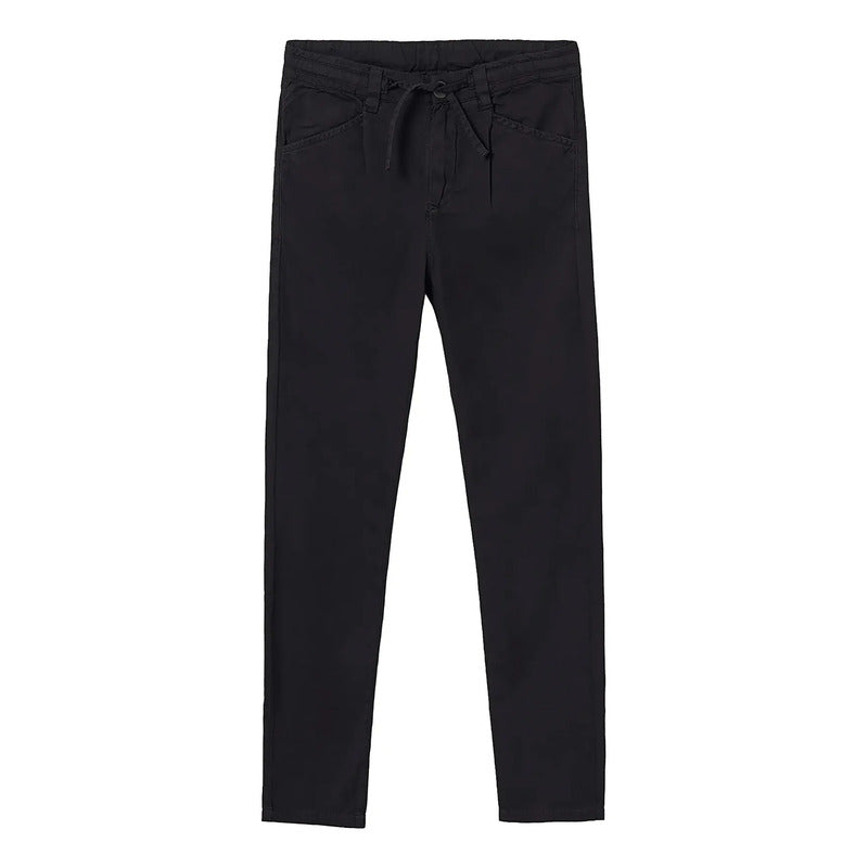 Pantalón Relaxed Juvenil 6525 Marca Nukutavake Mayoral® Negro Lisa 18 Años
