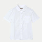Camisa Casual Para Niño Mod.3112 Marca Mayoral® Blanco Lisa 10 Años