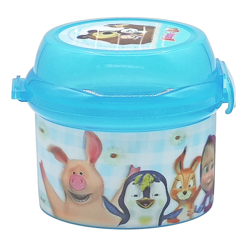 Topper Recipiente Para Comida Diseño Lenticular Niños