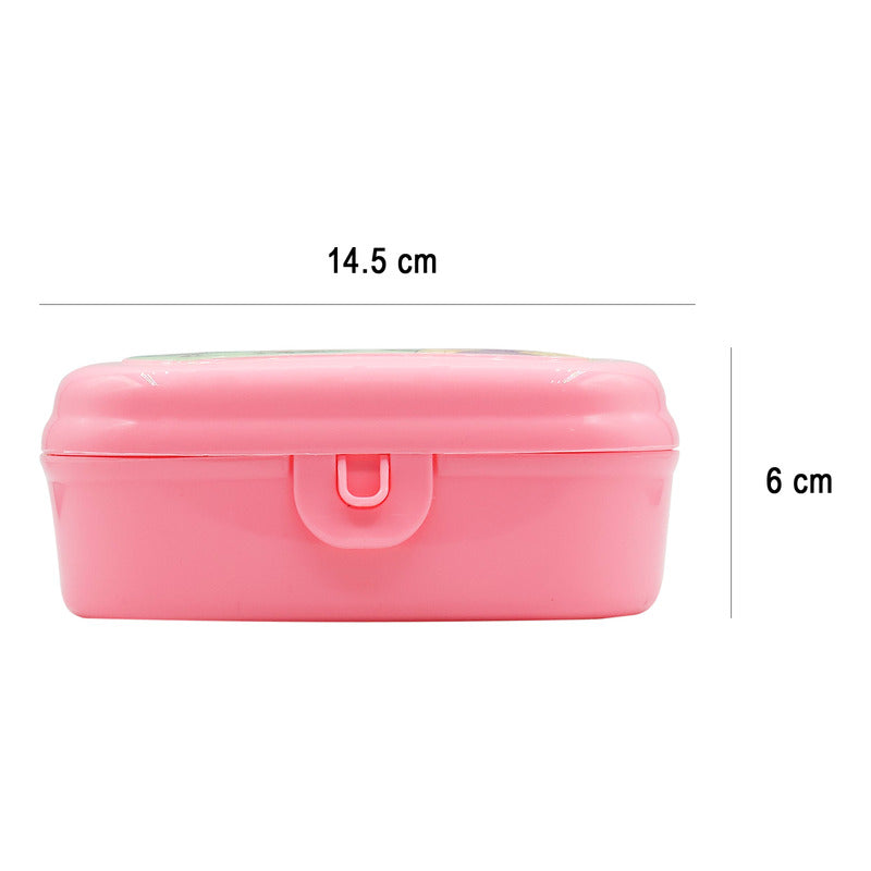 Recipiente Infantil Topper Para Comida Personajes Animados