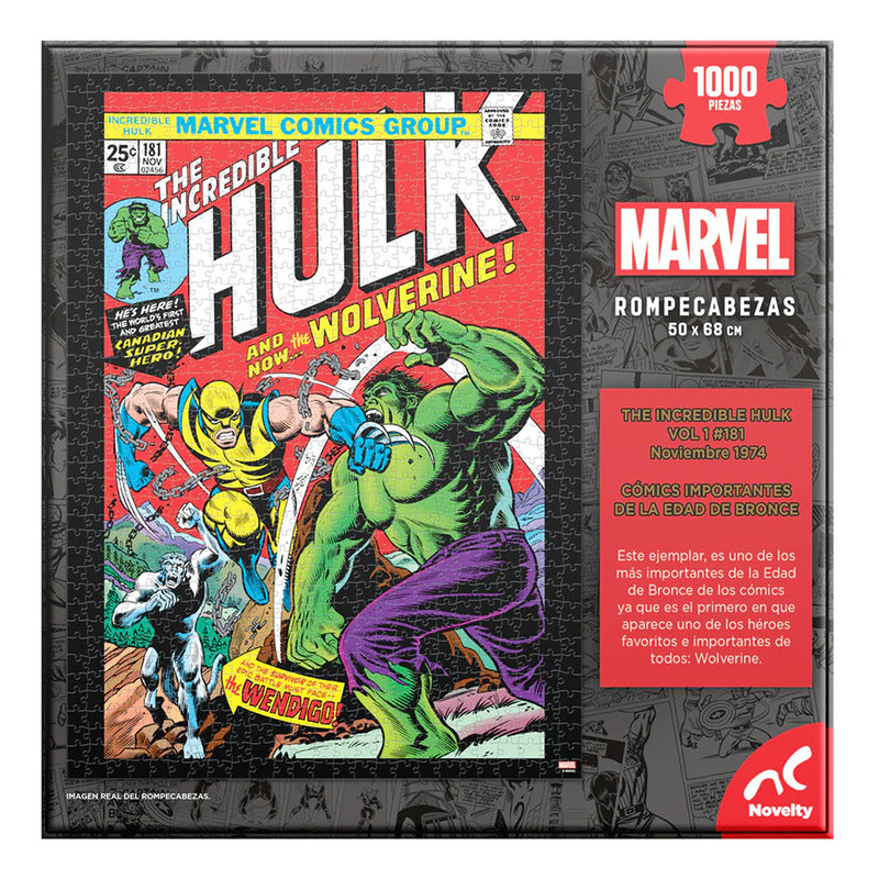 Rompecabezas Coleccionable Hulk 1000pz Jca-4556 Novelty®