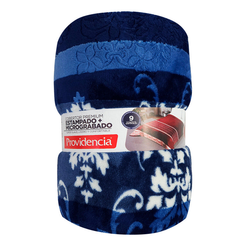 Cobertor Ligero Micrograbado 1.80x2.10m Providencia® Premium Rieña 1 Kg Bordó