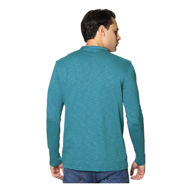 Playera De Hombre Manga Larga Mod.a35305 Bobois®