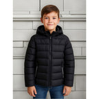 Chamarra Reflectante Para Niño Mod.7458 Marca Mayoral® Negro 8 Lisa