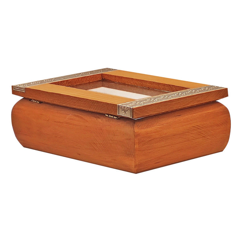 Set Para Bautizo Vela+concha+toalla+caja De Madera