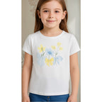 Blusa De Niña Con Estampado Flores Mod.3001 Marca Mayoral®