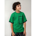 Playera Oversize Fit Para Niño Mod.6046 Marca Mayoral Clorofila Líneas 18 Años Lisa