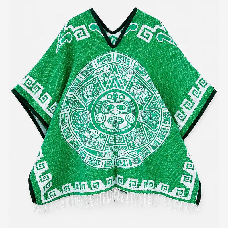 Jorongo Gaban Artesanal Mexicano Colores Calendario Lima Calendario Xg