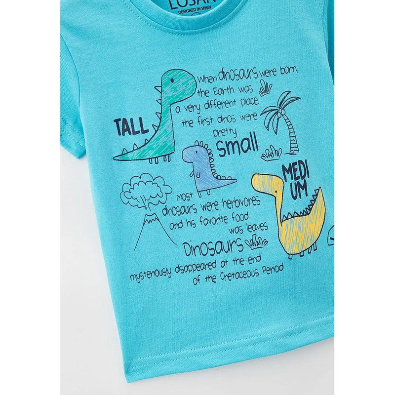 Playera De Niño Con Estampado Mod.217-1201al Marca Losan®