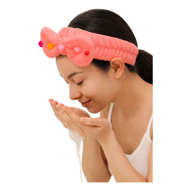Diadema Sujetador De Cabello Para Limpieza Facial Flori®