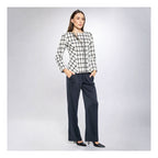 Chamarra Bouclé Houndstooth Para Dama Marca Vanity®