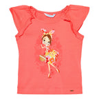 Blusa Casual Para Niña Mod.3001 Geranio Marca Mayoral® Geranio 3 Años