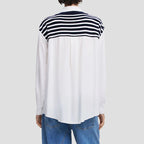 Camisa Efecto Dos Piezas Para Mujer 25swcw25/1000 Desigual® Multicolor Rayas Xl