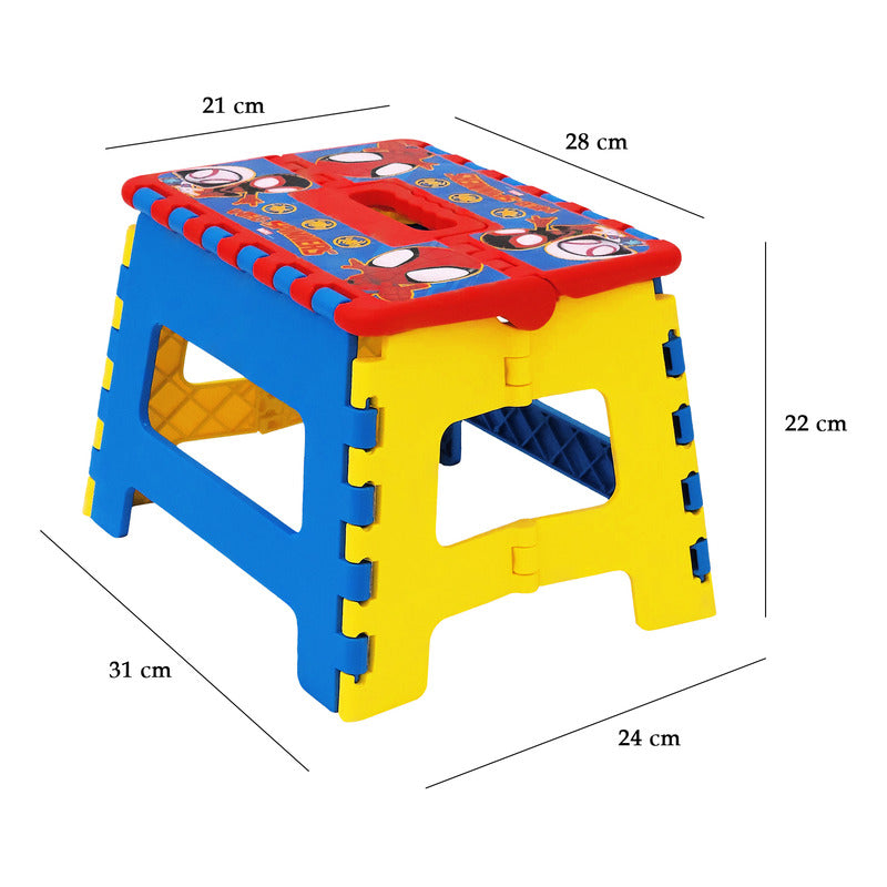 Banco Plegable Estampado Para Niños Marca Fun Kids®