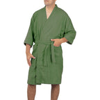 Bata De Baño Unisex Absorbente Unitalla Tela Suave Ligera