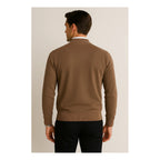 Suéter De Hombre De Punto Fino Con Cierre Mod.e55304 Bobois®