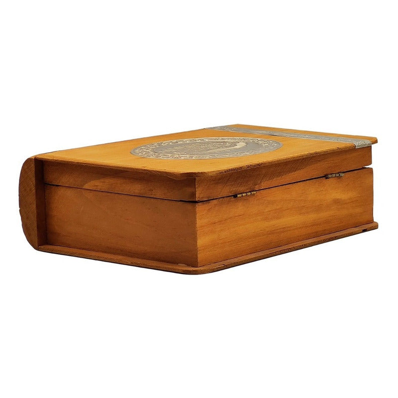 Set Para Bautizo Vela+concha+toalla+caja De Madera