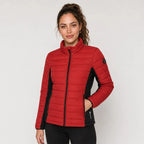 Chamarra Capitonada Para Mujer Dw90-pol9010 Greenlander® Rojo Ch Capitonado