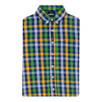 Camisa Regular Fit Cuadros Para Hombre Marca White Peak®