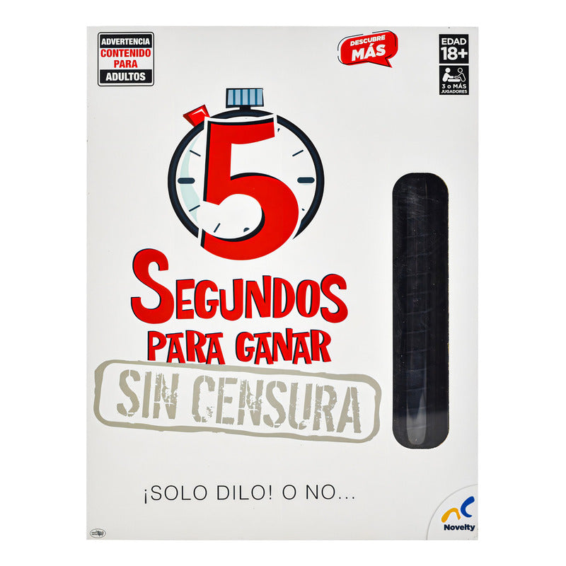 5 Segundos Para Ganar Sin Censura Juego De Mesa Novelty