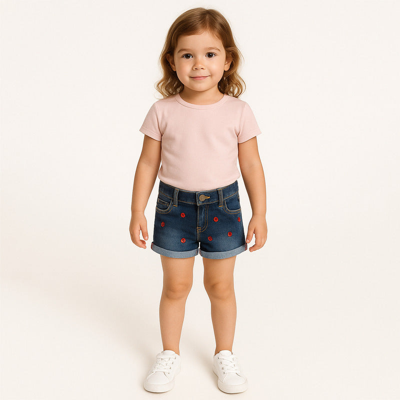 Short De Niña Con Ajustador Interior Marca Losan®