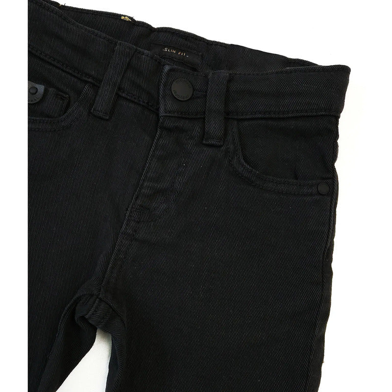 Pantalón De Mezclilla Para Niño Mod.4583 Marca Mayoral® Negro Liso 2