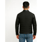 Chamarra Hombre Con Detalles En Vinipiel Mod. D45307 Bobois®