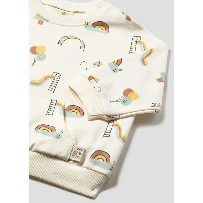 Sudadera Estampada Para Recién Nacido Mod.1487 Mayoral® 6-9 M Beige Cometas Y Globos