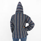 Suéter Poncho Canguro Artesanal Hoodie Acrilico Colores