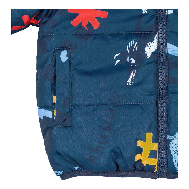 Chamarra Doble Vista De Niño Mod. Lkbap0103 Marca Losan®