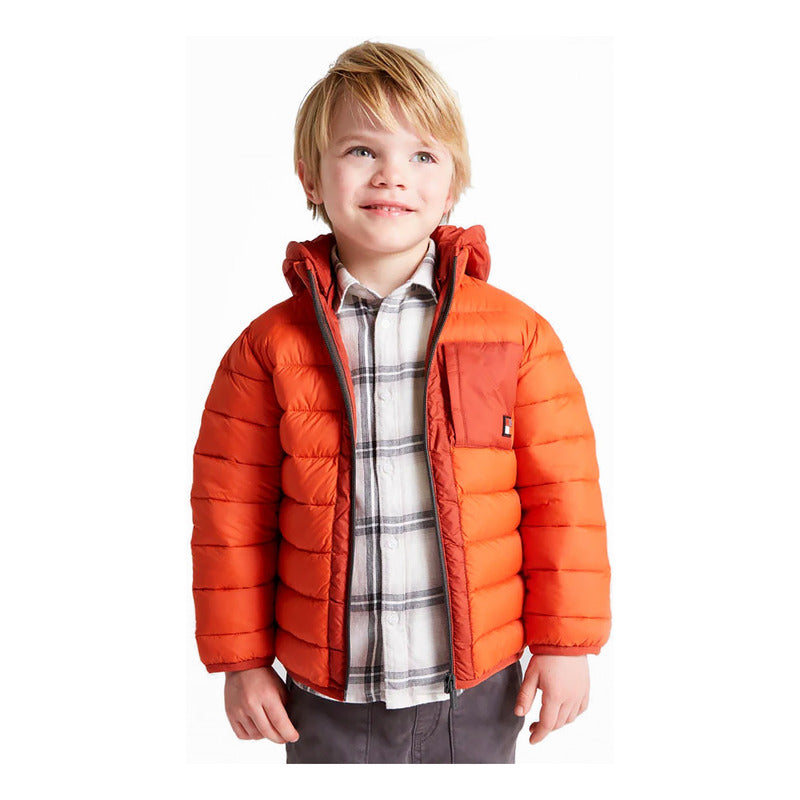 Chamarra Ligera Casual Para Niño Mod.4465 Marca Mayoral® Naranja Oscuro 5 Lisa