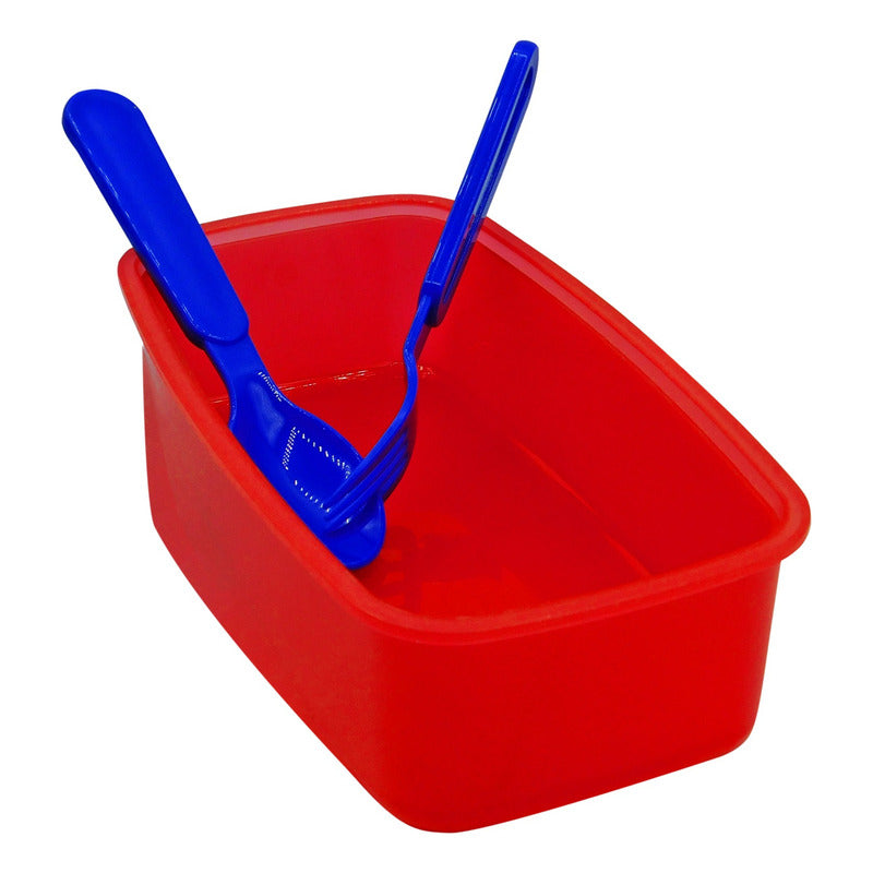 Recipiente Para Comida Con Cubiertos Diseños Animados