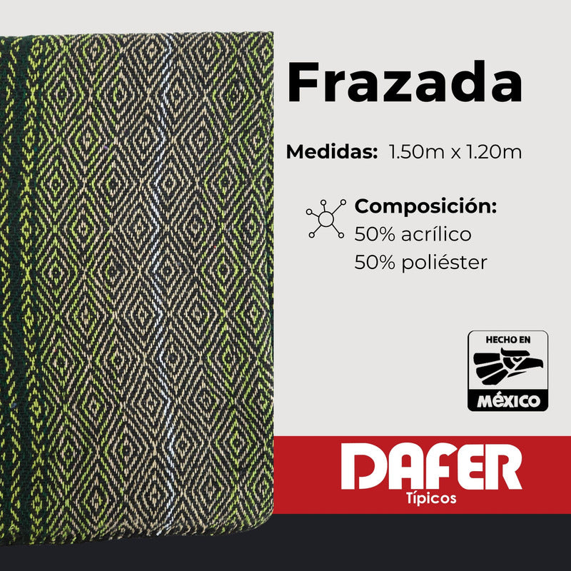 Frazada De Acrilico Afelpada Multiusos 1.20m X 1.50m Mod. Ac