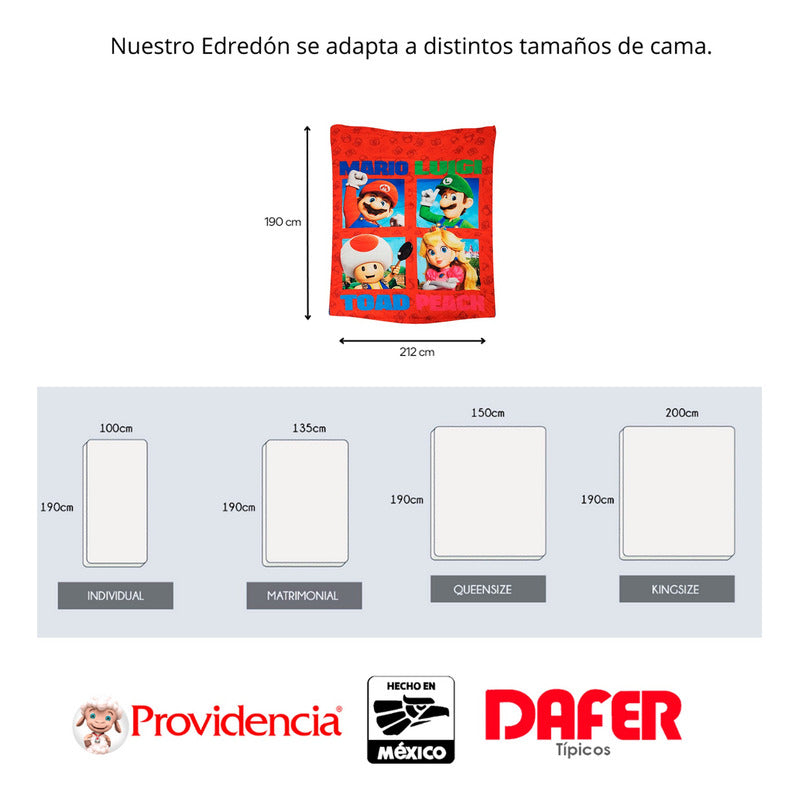 Edredón Doble Vista Matrimonial 1.9x2.12m Providencia®