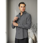 Camisa Para Hombre Manga Larga Estampada B45322 Bobois®