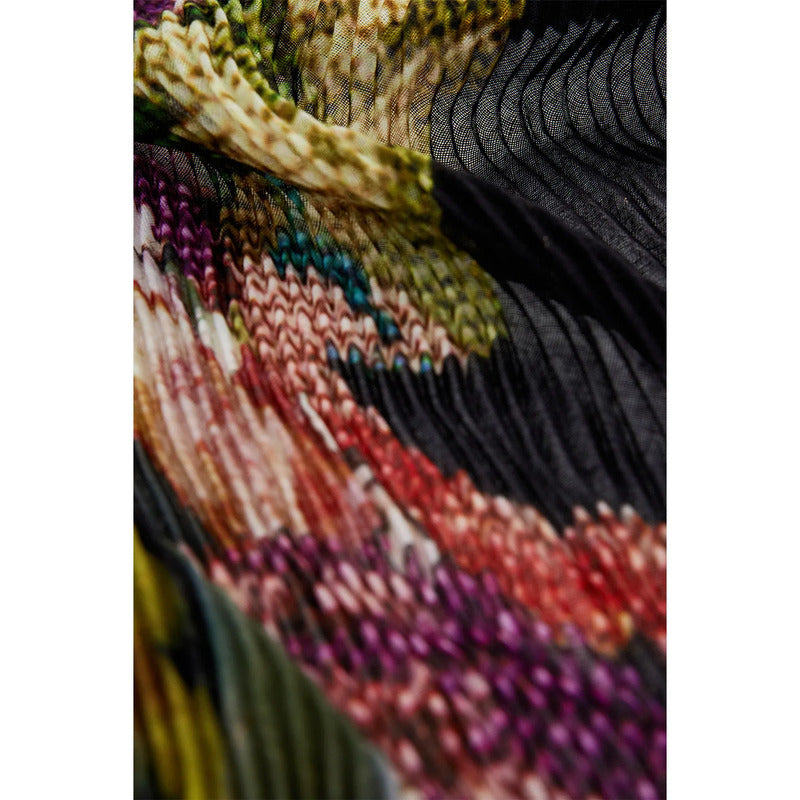 Chalina Ligera Suave Casual Para Mujer Marca Desigual® Multicolor 25wawa04/3045 Unitalla