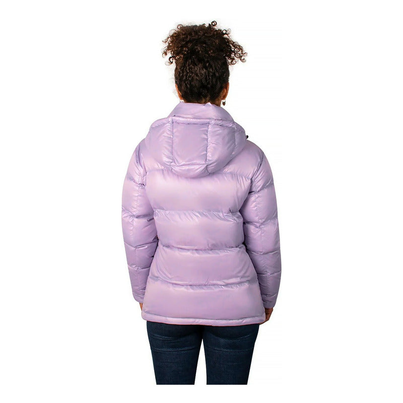 Chamarra Capitonada De Dama Dw86-pol7115 Greenlander® Lila M Lisa