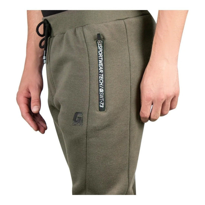 Pants Hombre Greenlander Pan8033 Jogger Deportivo Bolsas