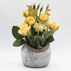 Decoración De Flores Artificiales En Maceta Para Interiores