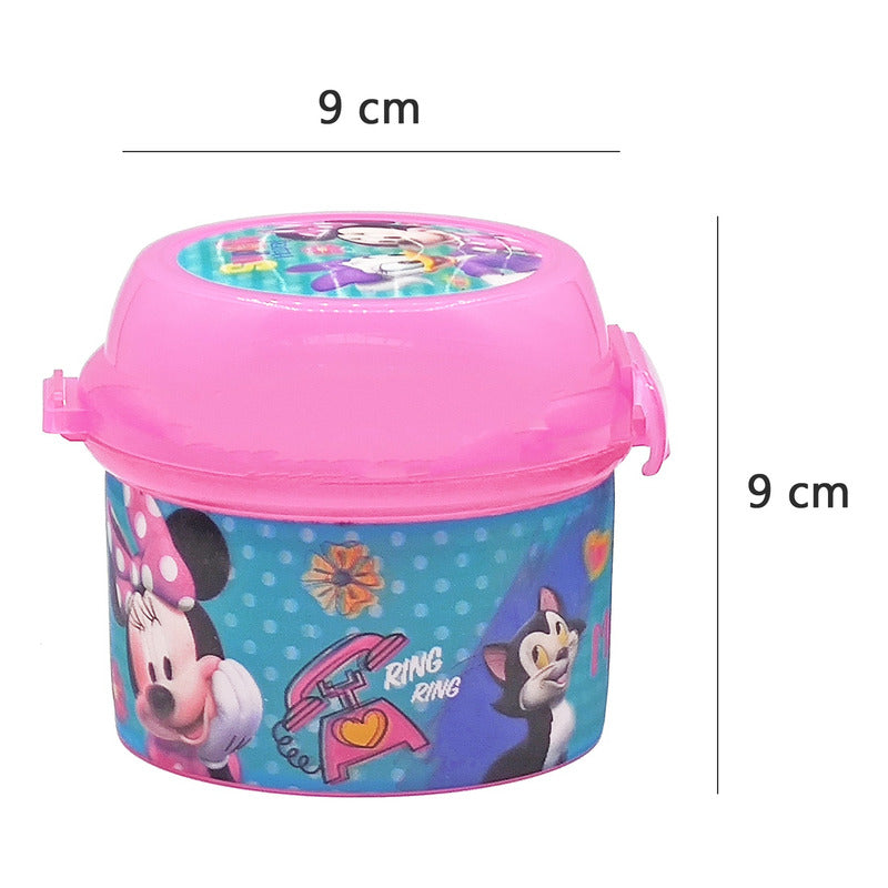 Topper Recipiente Para Comida Diseño Lenticular Niños