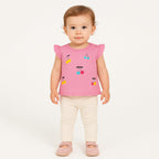 Blusa Para Niña Con Estampado Mod.2181201al Marca Losan®