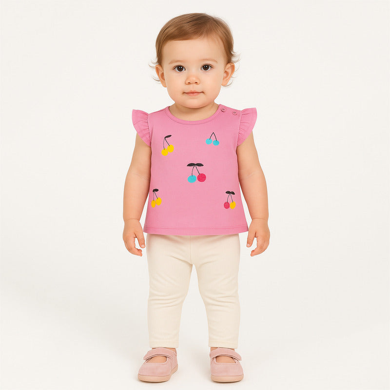 Blusa Para Niña Con Estampado Mod.2181201al Marca Losan®