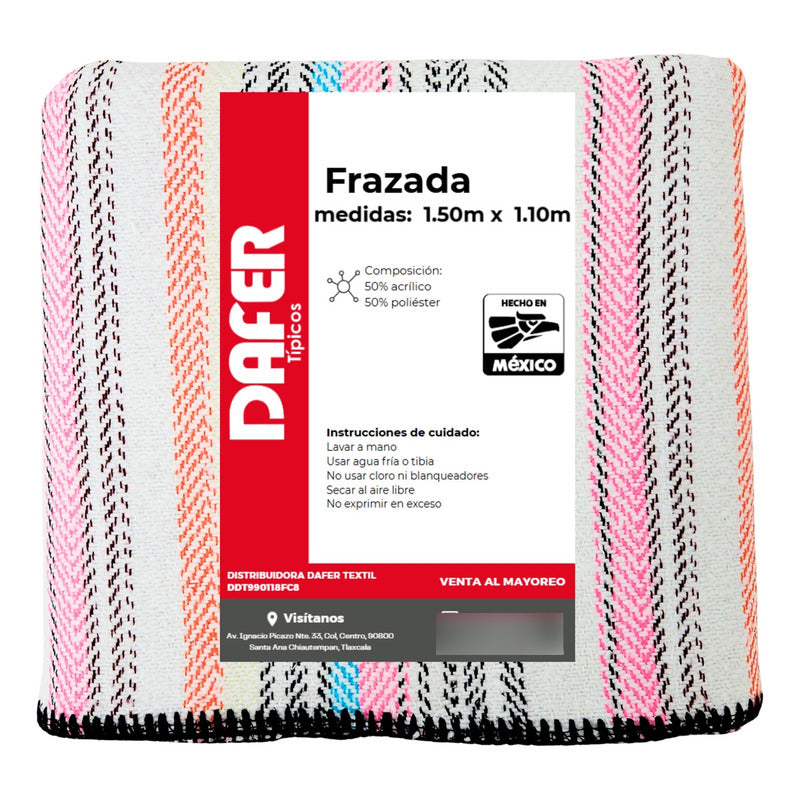 Frazada De Acrilico Multiusos 1.10m X 1.50m Mod. Ac