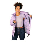 Chamarra Capitonada De Dama Dw86-pol7115 Greenlander® Lila Ch Lisa